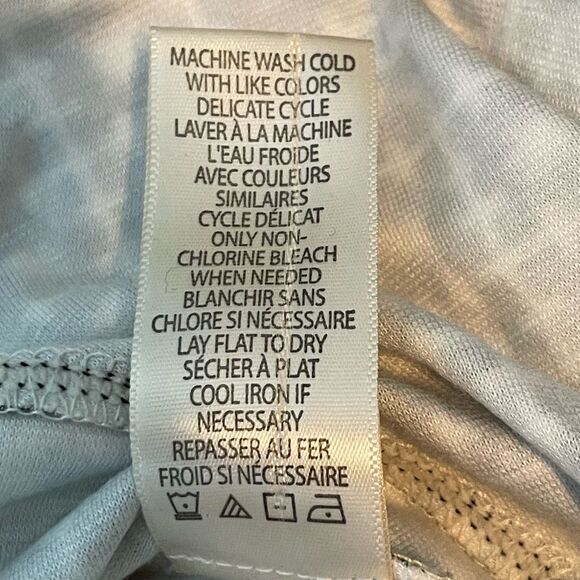 Max Studio Tulip Mini Skirt Black White Stretch Knit Geometric Print XS - Picture 6 of 6